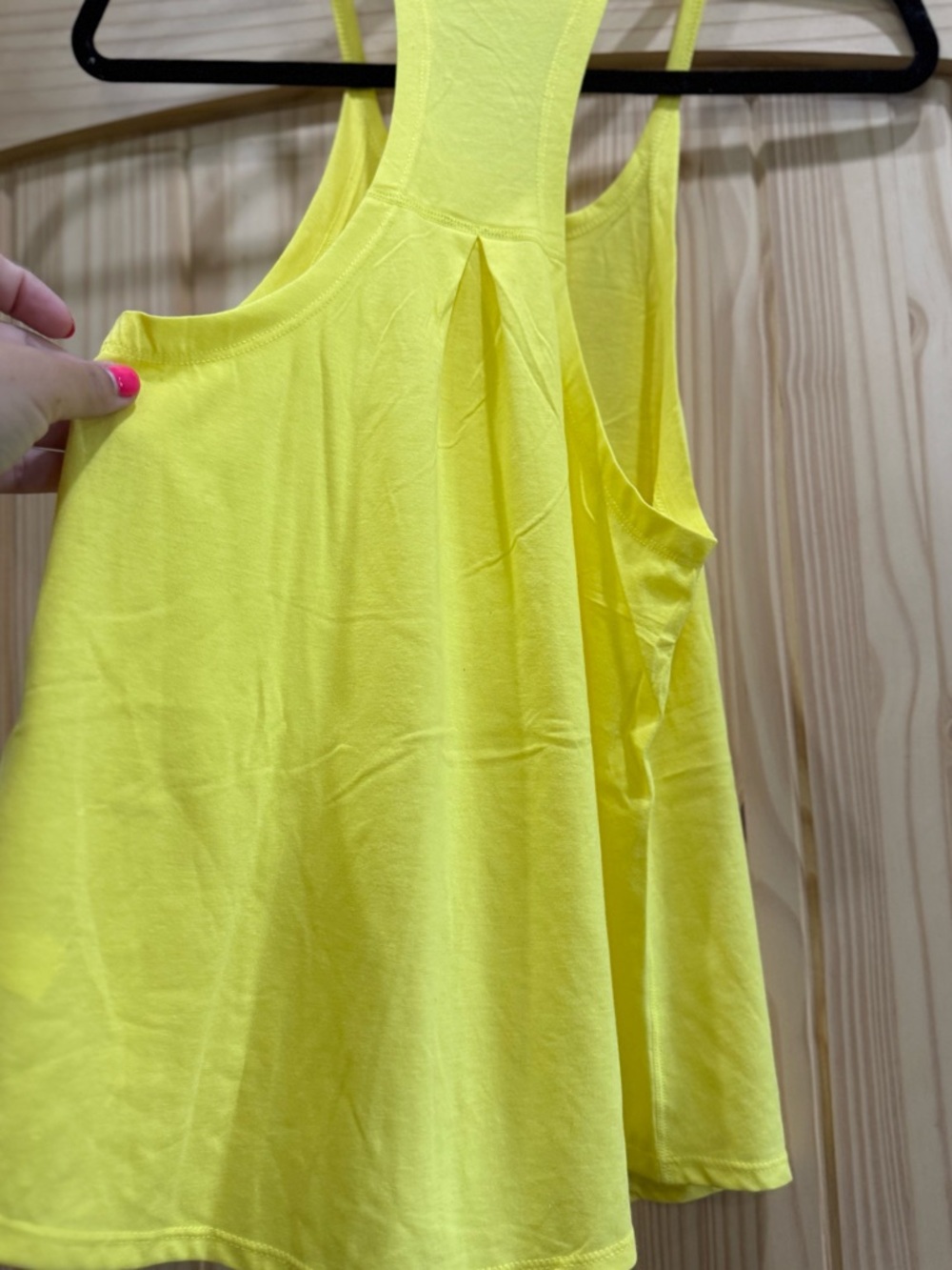 Yellow Racerback Tank Top - Picture 6 of 6